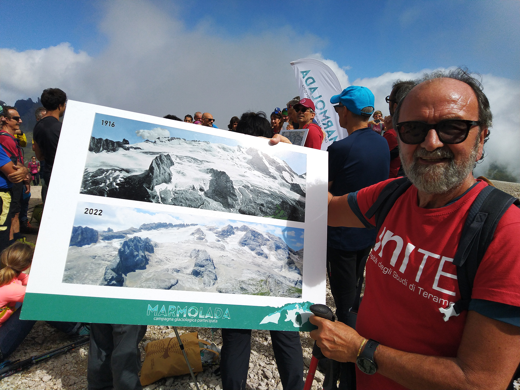 Università di Teramo sulla Marmolada per la 6° edizione di “Climbing for Climate”