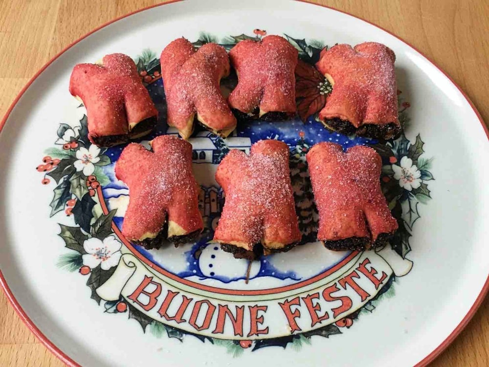 menu di Natale cavallucci Marche